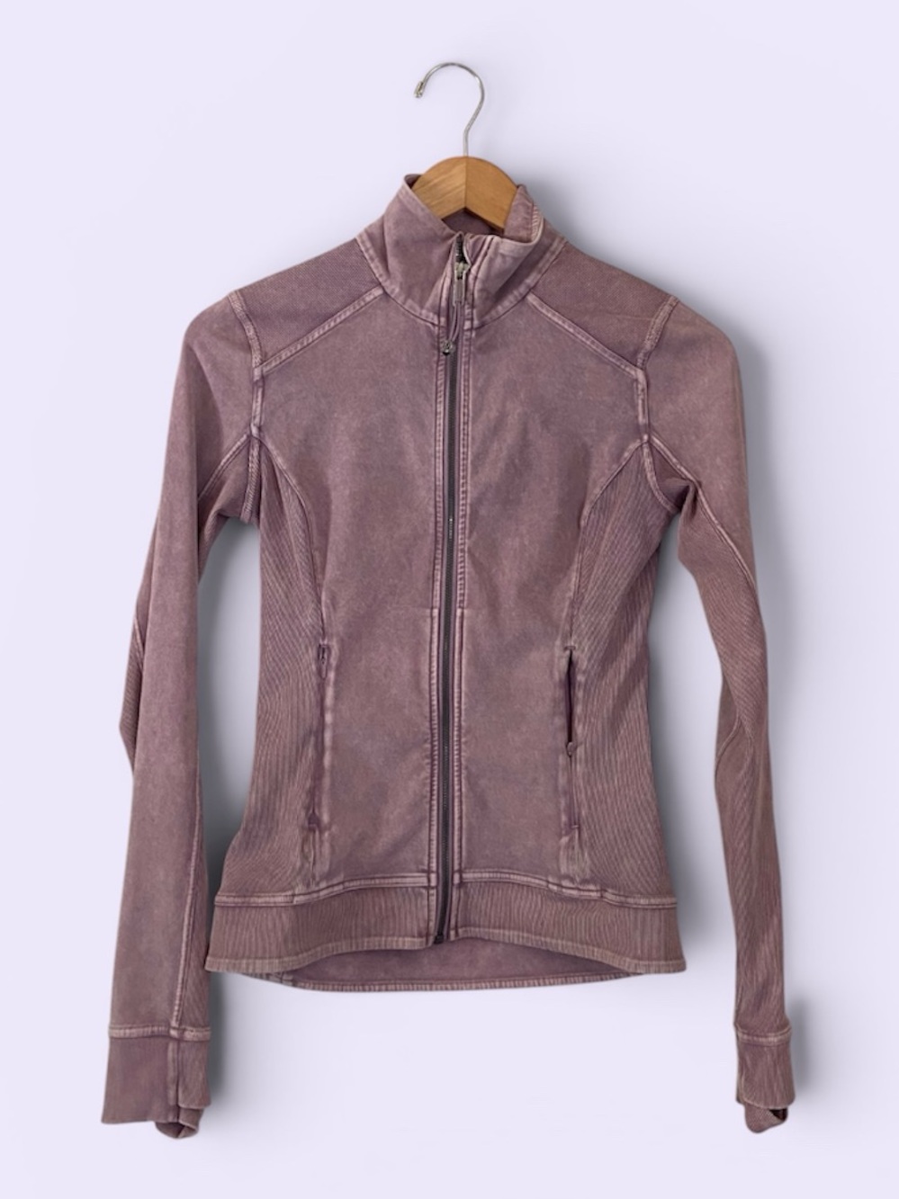 Lululemon Faded Mauve Define Jacket with Ribbing